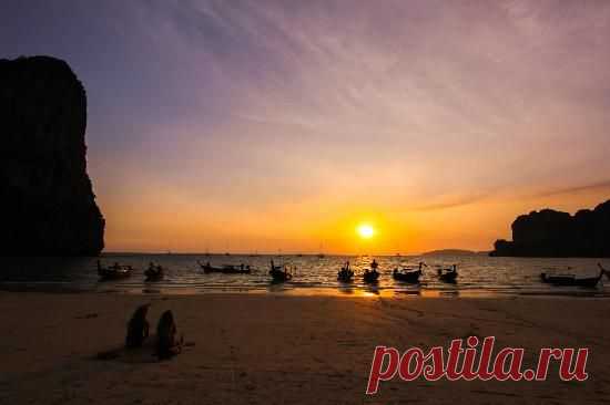 Sunset - Изображение Railay Beach, Рейли-Бич - TripAdvisor