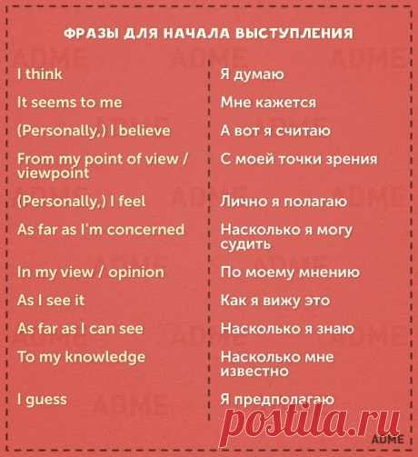 Карты для английского языка