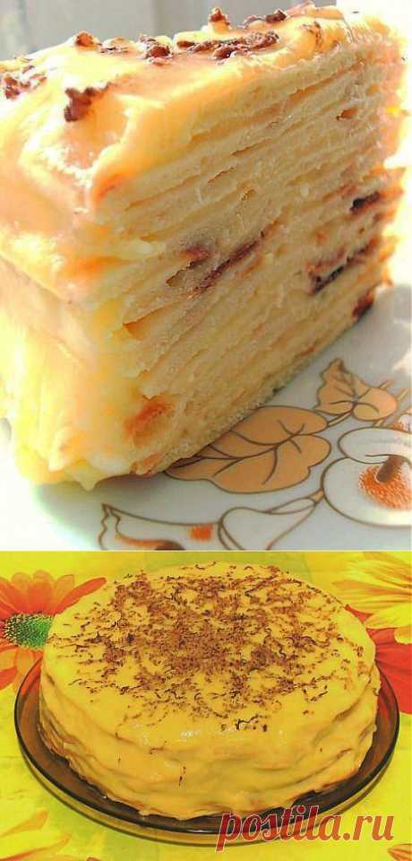 Сказочно вкусный торт с творожным заварным кремом | Готовим вместе