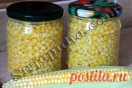 Кукуруза консервированная дома