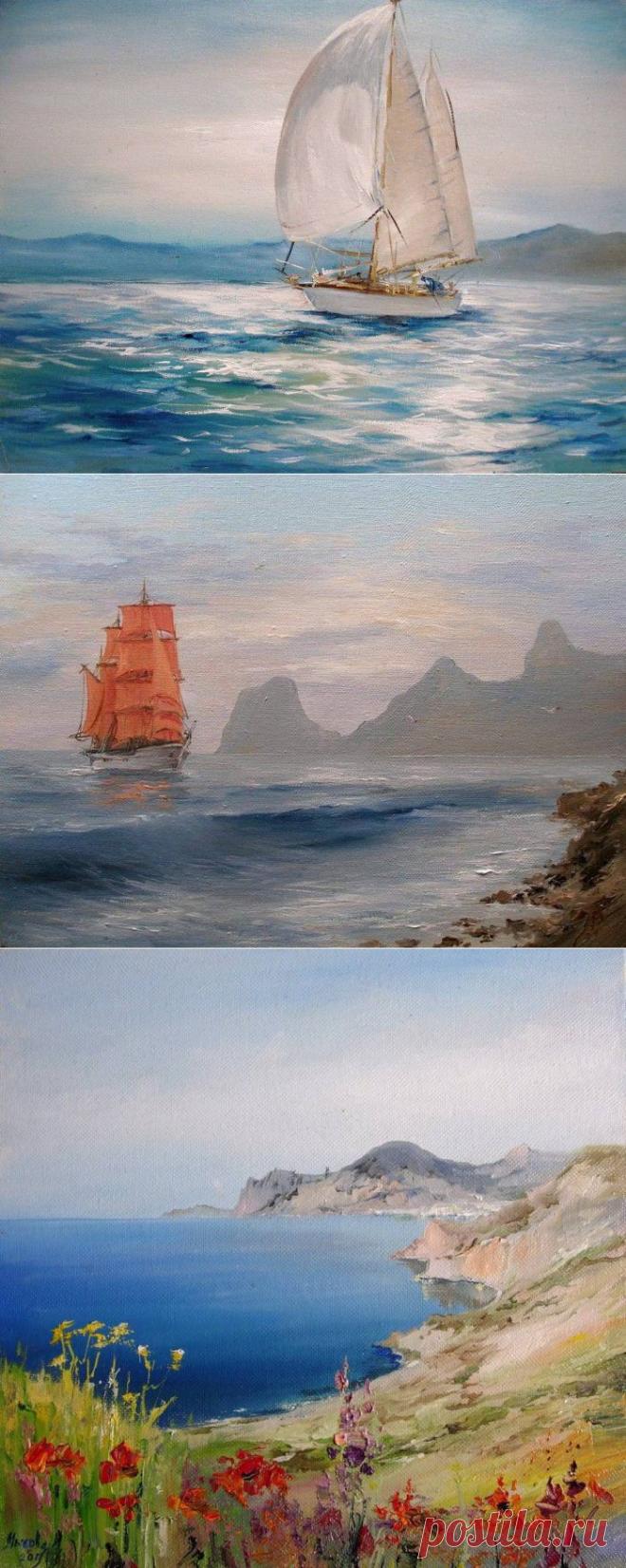 (+1) тема - Морской пейзаж украинской художницы Ирины Мысовой | Искусство