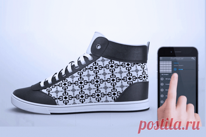 Новая пара каждый день — кроссовки ShiftWear с цифровыми дисплеями