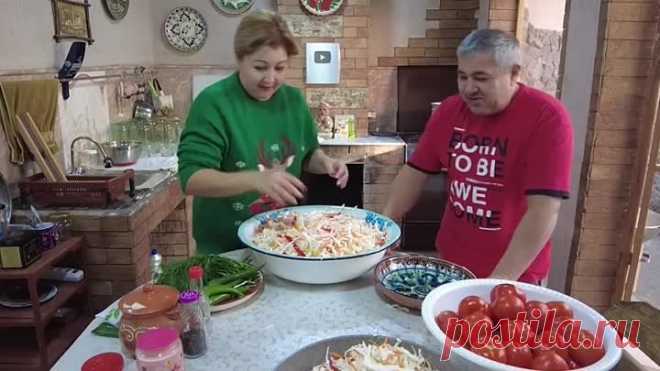 ПОМИДОРЫ🍅 с КАПУСТОЙ на❄ ЗИМУ! ОБАЛДЕННО😋 ВКУСНАЯ ЗАКУСКА! РАССОЛ. 🔥КЛАСС!