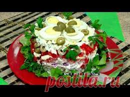 Самый вкусный салат с печенью трески - Простые рецепты Овкусе.ру