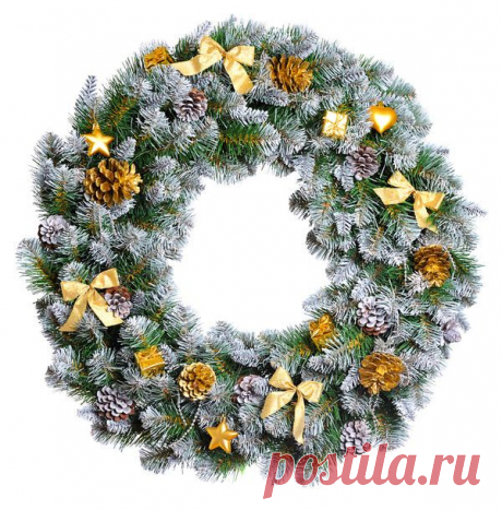 Из чего и как сделать рождественский венок своими руками / новый год / 7dach.ru