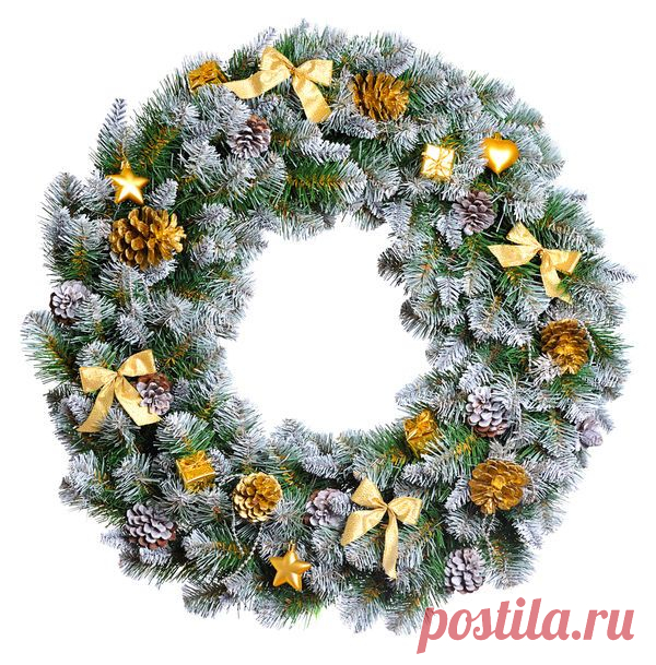 Из чего и как сделать рождественский венок своими руками / новый год / 7dach.ru
