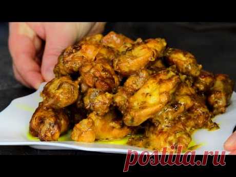 Мой фирменный рецепт куриных крылышек.