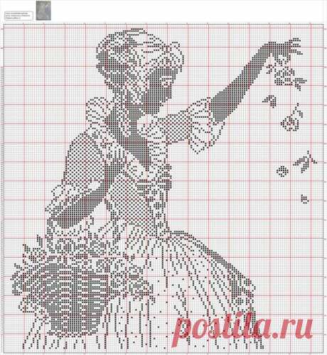 Схемы вязаных картин крючком - 82 фото
