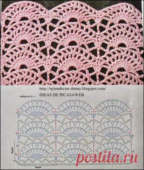 Узоры крючком