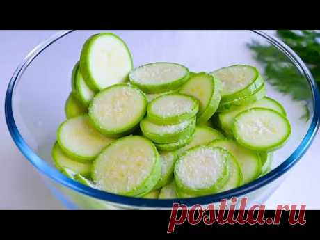 Просто нарежьте КАБАЧКИ кружочками. 2 Самых простых и Вкусных рецепта из Кабачков
