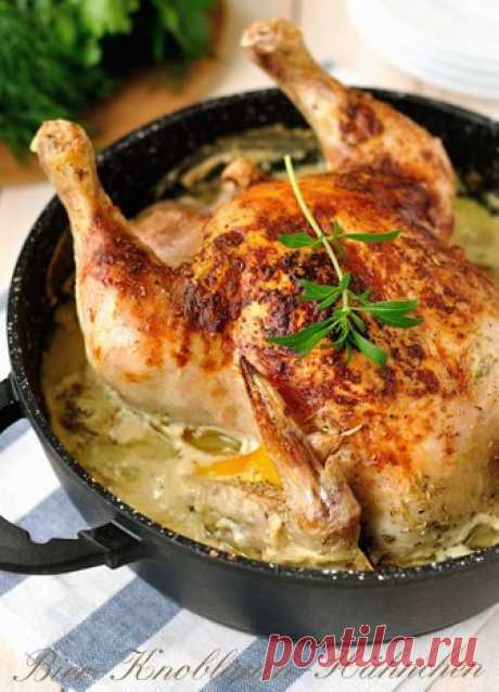 Бесподобно вкусная, очень сочная и невероятно нежная курочка