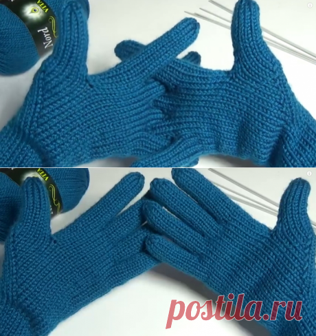 Перчатки с анатомическим пальцем+Перчатки от Юлии Лодыревой