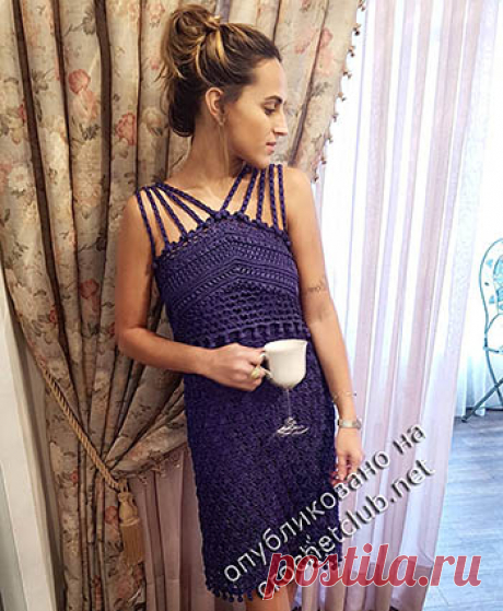 Платье Биарриц от Ванессы Монторо - Вязание Крючком. Блог Настика