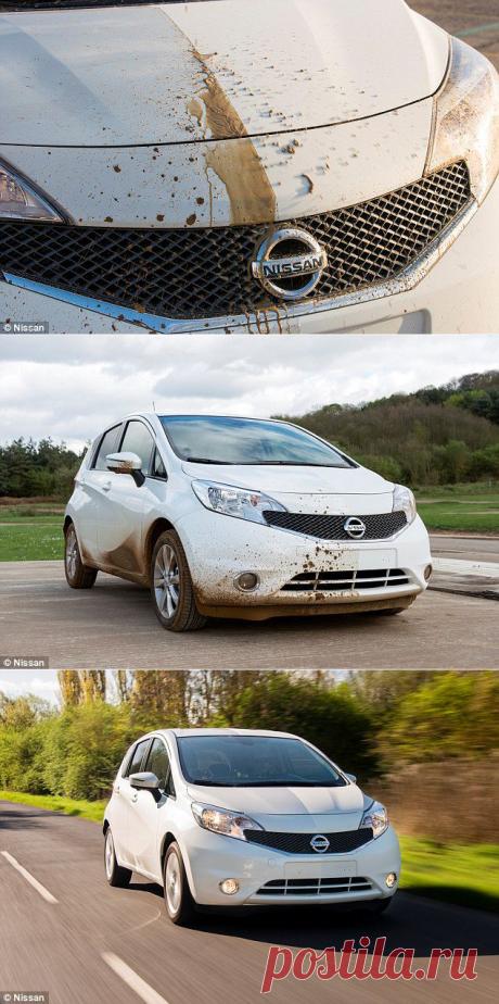 Nissan тестирует автомобиль, который не нуждается в мойке