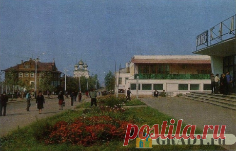 Белозерск, Россия - Улица Дзержинского - 1973-й год - г3823 | GRADY.ru