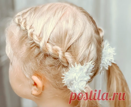 Быстрая прическа в школу