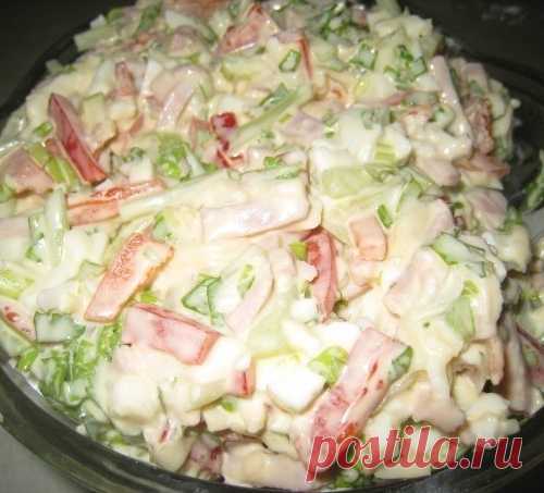 Очень вкусный салатик "Берлинский".