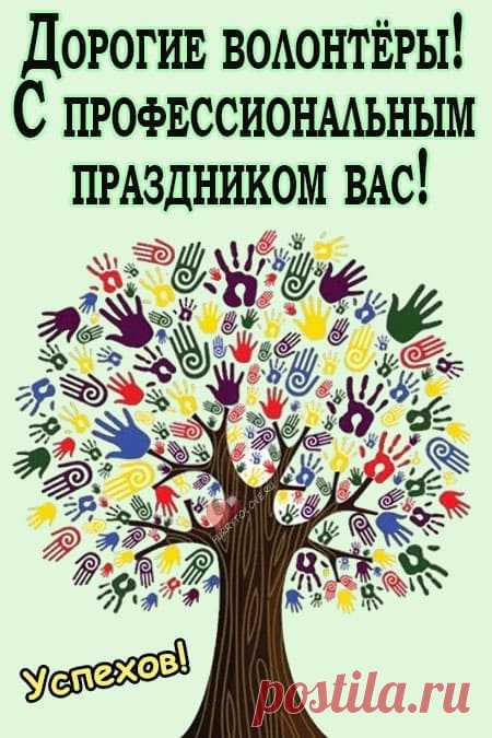Волонтер — важное призвание,
Это человек с большой душой,
И всегда достоин почитания
За поступок добрый, золотой.