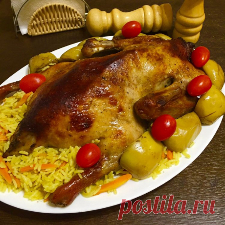 Утка фаршированная яблоками - Простые рецепты Овкусе.ру