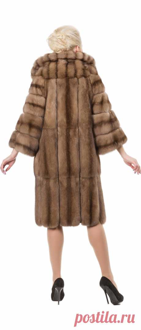 Купить Полупальто из меха соболя, модель 119513 - Цена 1684800