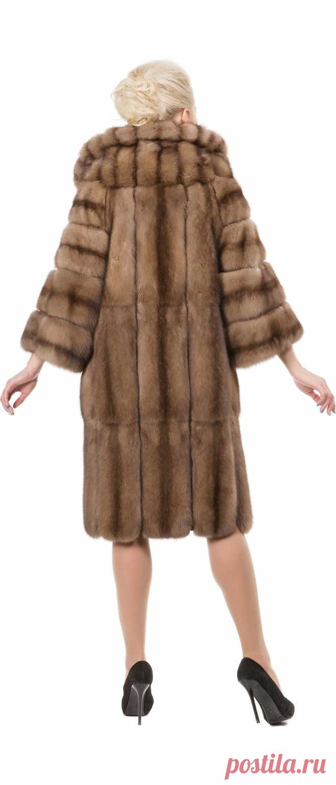 Купить Полупальто из меха соболя, модель 119513 - Цена 1684800