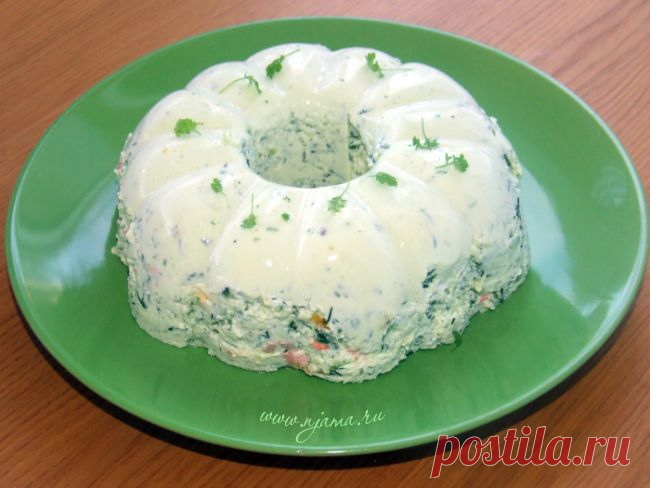 Террин из сливочного сыра с огурцами и лососем / Болталка / Кулинария