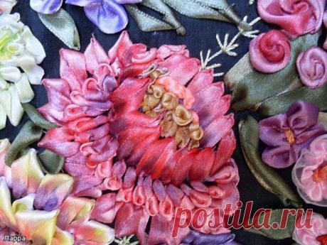 Вышивание лентами | РУКОДЕЛИЕ