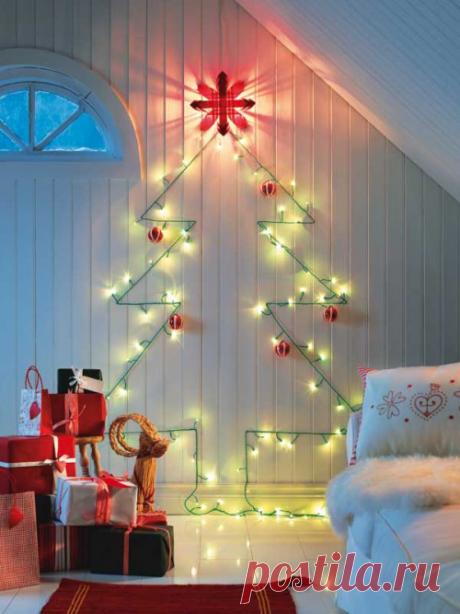 Новогодние и Рождественские огни и гирлянды