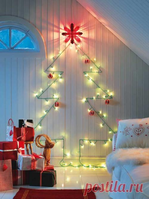 Новогодние и Рождественские огни и гирлянды