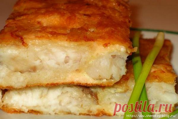 Изумительная рыбка в яичном суфле!