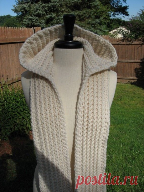 (14) LOVE this scarf!!!! Want to make it | Crochet | Шарф Кроше, Шарф-капюшон и Вязание Крючком