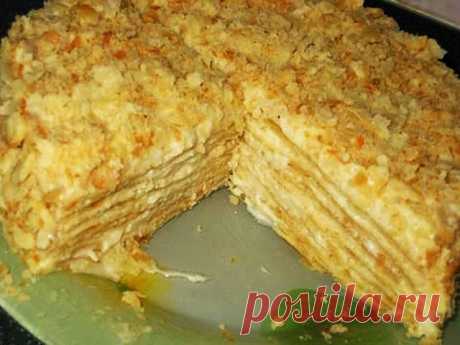 - Вкуснотища необыкновенная!: ТОРТ НАПОЛЕОН с заварным кремом