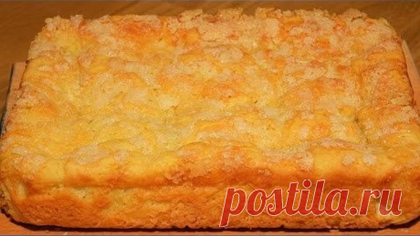 Сахарный пирог безумно вкусный и простой
