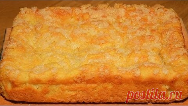 Сахарный пирог безумно вкусный и простой
