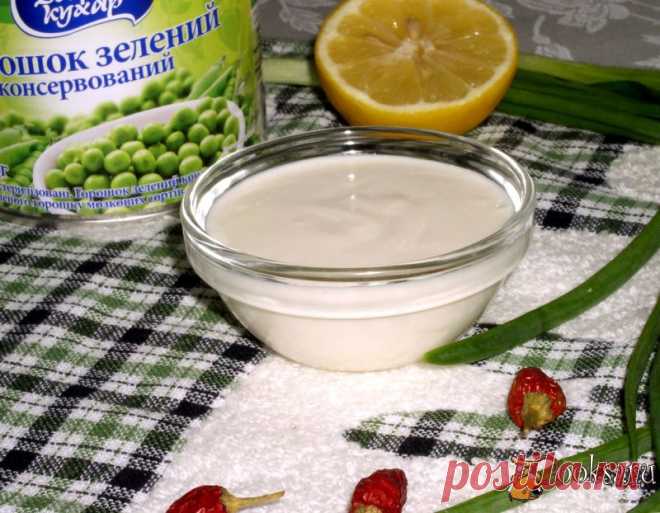 Майонез "из зеленого горошка"