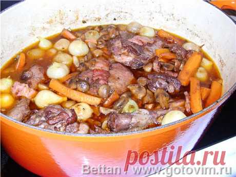Петух в вине (coq au vin). Рецепт с фото