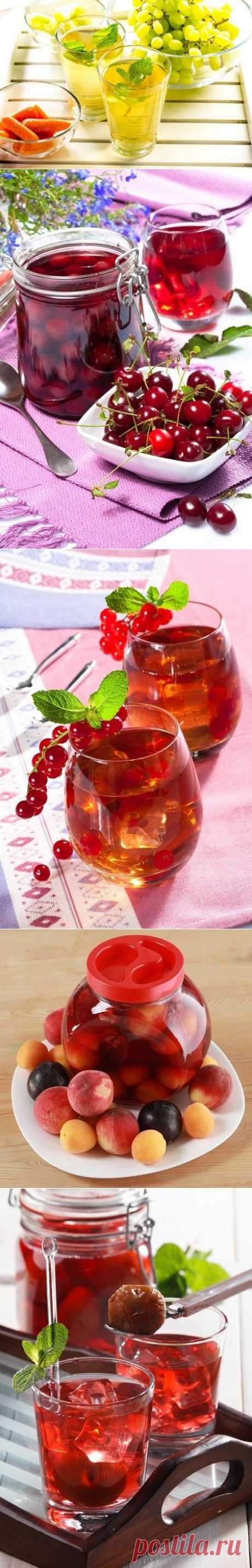 Компоты из даров лета: