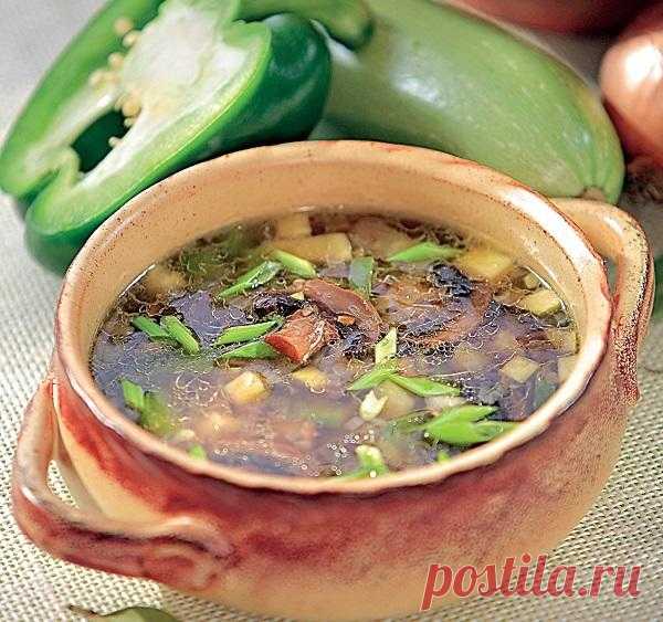 Суп «Ароматный» в глиняном горшочке | Вкусные рецепты