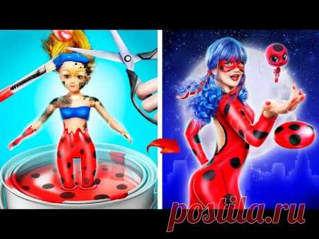 Как стать Леди Баг в реальной жизни! Из куклы ботанши в популярную Леди Баг!