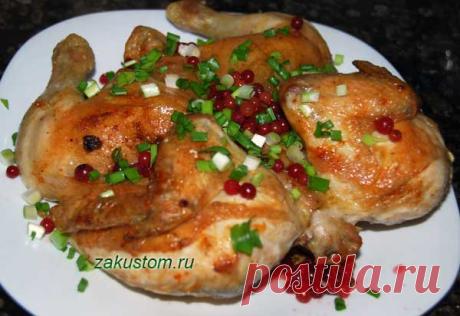 Рецепт запеченной курицы в духовке | Дачный участок