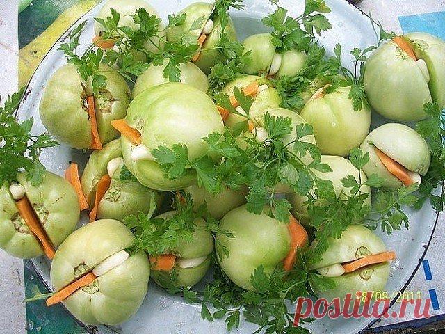 ЗАГОТАВЛИВАЕМ Зеленые ПОМИДОРЧИКИ - 35 РЕЦЕПТОВ для ВАС