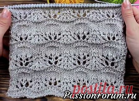 Ажурный японский узор: схема и описание с ВИДЕО