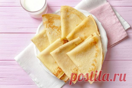 ПП блины на молоке — Домашняя кулинария