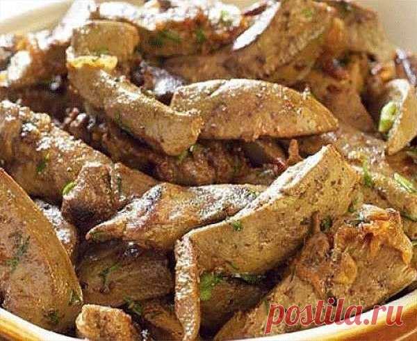 Как приготовить печень, тушенная в сметане. - рецепт, ингредиенты и фотографии