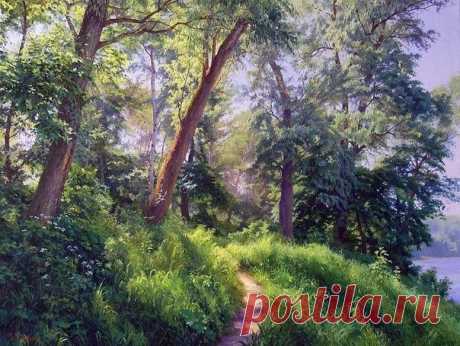 Прекрасные русские пейзажи от художника Геннадия Кириченко
