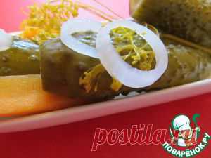 Маринованные огурчики "Болгария отдыхает" - кулинарный рецепт