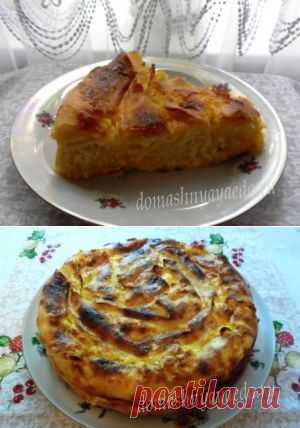 "Улитка" из лаваша с творогом