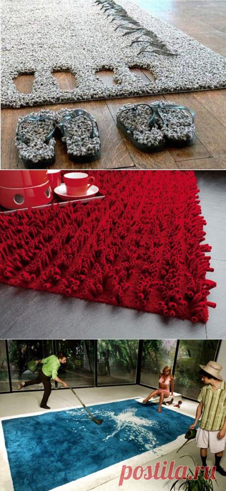 Великолепные дизайнерские коврики для любого интерьера — Роскошь и уют