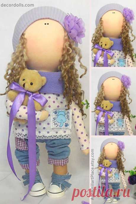 Room Decoration Doll Textile Doll Handmade Girl Gift Doll | Etsy