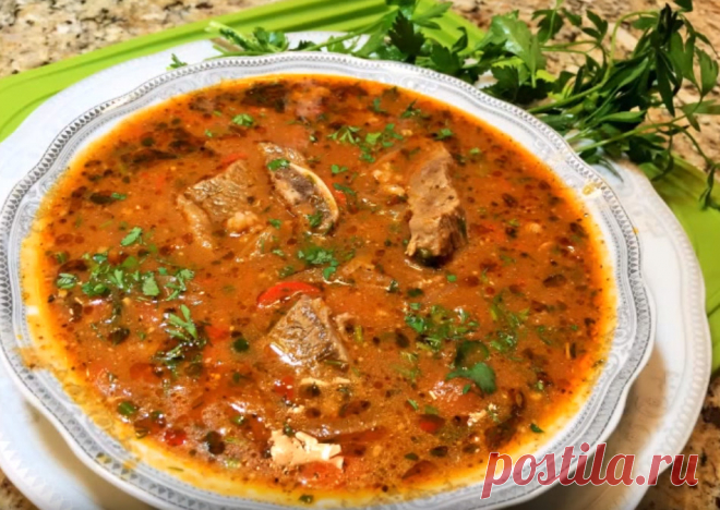 КАК ОЧЕНЬ ВКУСНО ПРИГОТОВИТЬ ГРУЗИНСКИЙ СУП ХАРЧО